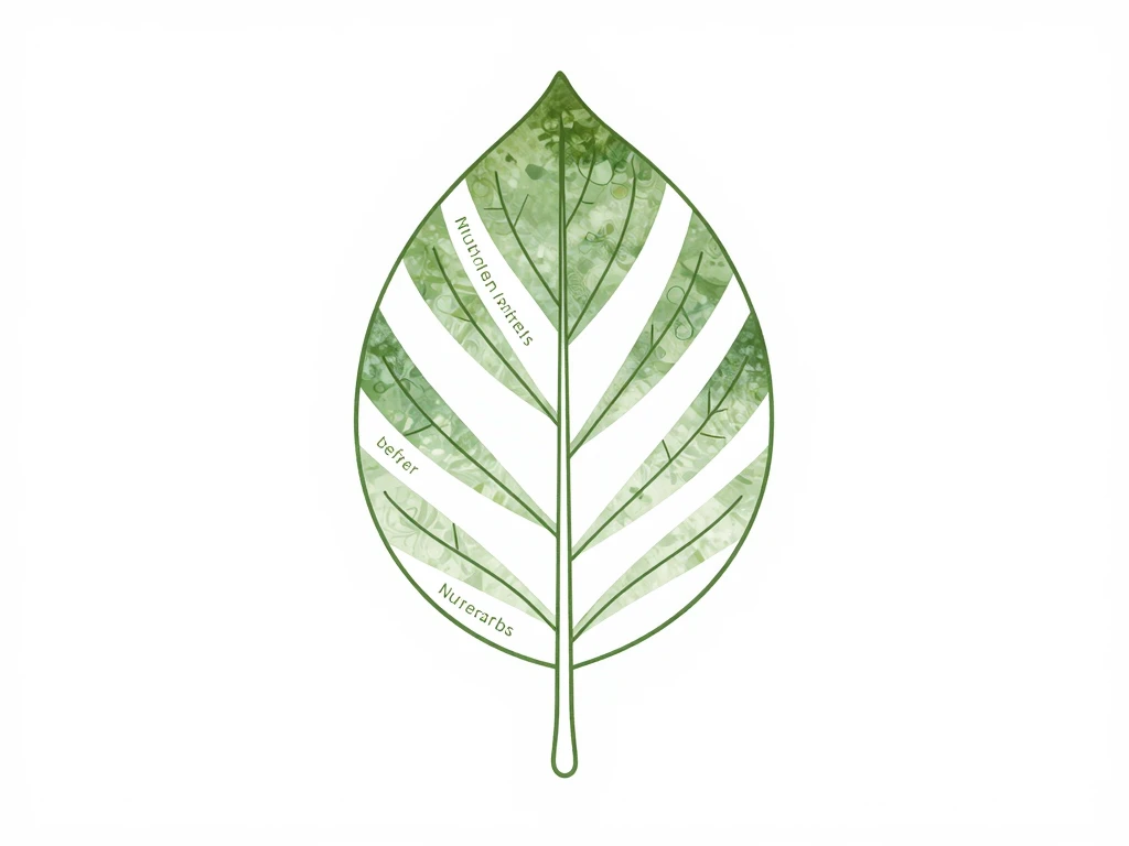 Abstract leaf illustration for plant nutrition at Wluzarinuethitau